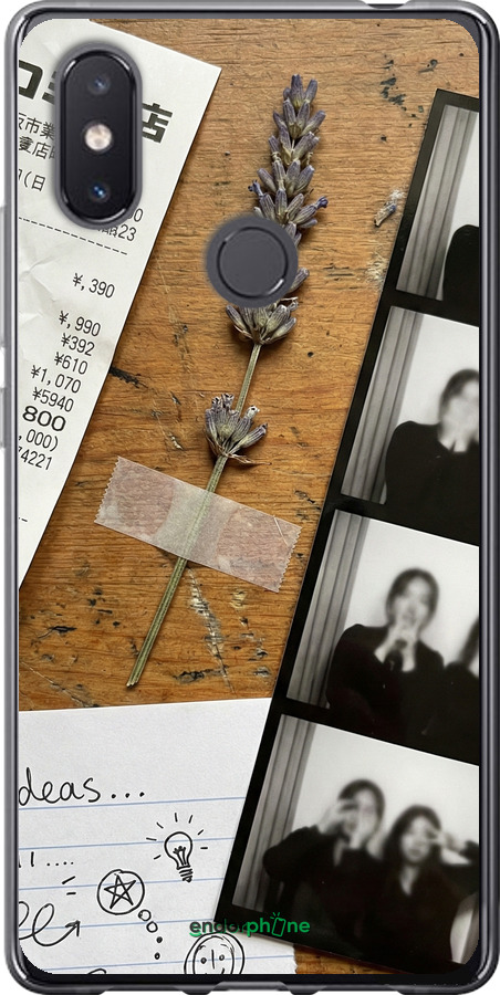 Силиконовый чехол Aesthetic Scrapbook Collage для Xiaomi Mi8 SE - 6773u-1504 изображение 