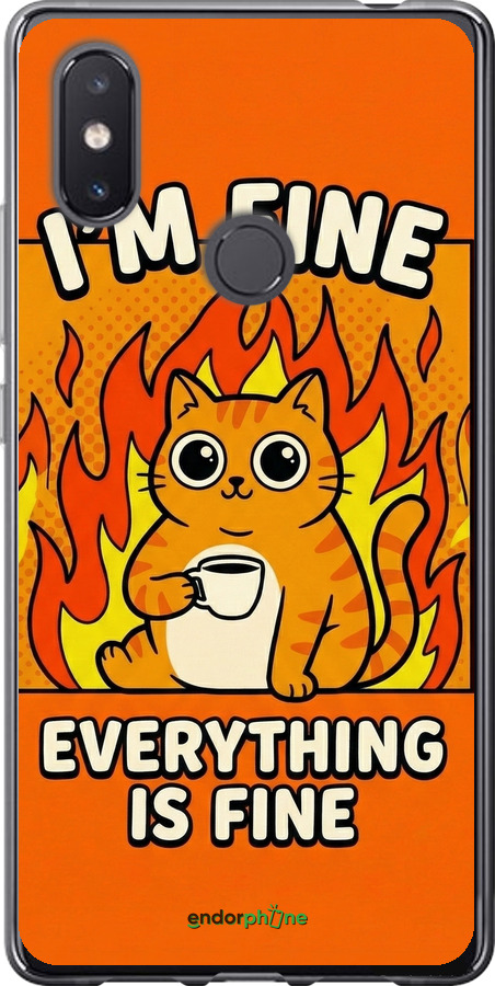 Силиконовый чехол Funny Cat для Xiaomi Mi8 SE - 6786u-1504 изображение 