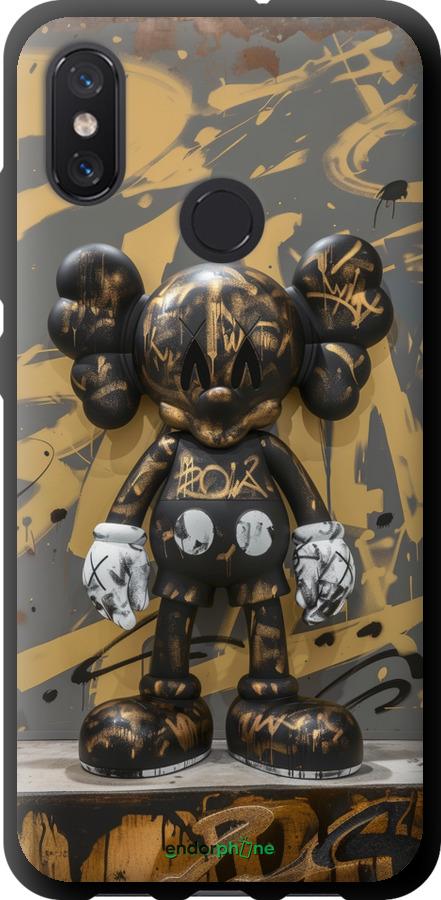 TPU чехол Bronze kaws для Xiaomi Mi8 - 6097b-1499 изображение 