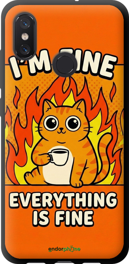 TPU чехол Funny Cat для Xiaomi Mi8 - 6786b-1499 изображение 