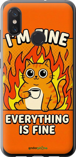 Силиконовый чехол Funny Cat для Xiaomi Mi8 - 6786u-1499 изображение 