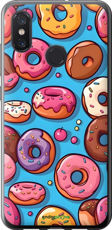 2D пластиковый чехол Пончики для Xiaomi Mi8 - 6318t-1499 изображение 