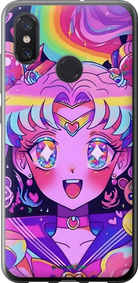 Силиконовый чехол Сейлор Мун 3 для Xiaomi Mi8 - 6352u-1499 изображение 