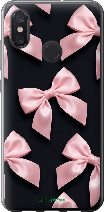 2D пластиковый чехол Coquette Ribbons Dark Coquette для Xiaomi Mi8 - 6767t-1499 изображение 