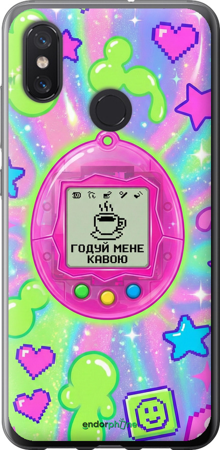 Силиконовый чехол Y2K Aesthetic Retro Pet: Годуй мене кавою для Xiaomi Mi8 - 6784u-1499 изображение 