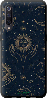 TPU чехол Celestial Harmony: Sun & Moon Gold Mystic Pattern для Xiaomi Mi9 - 6778b-1648 изображение 