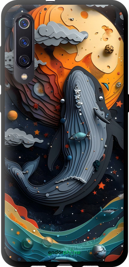 TPU чехол Кит в космосе для Xiaomi Mi9 - 6328b-1648 изображение 