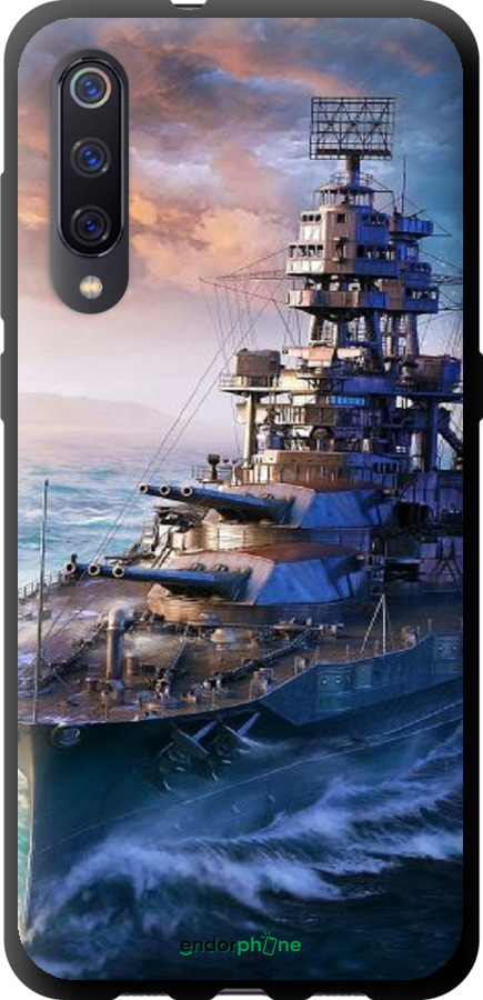 TPU чехол Военный корабль, world of tanks, wargaming для Xiaomi Mi9 - 6461b-1648 изображение 