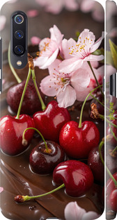 3D пластиковый матовый чехол Вишня в шоколаде для Xiaomi Mi9 - 6698m-1648 изображение 