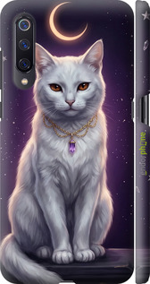 3D пластиковий матовий чехол Mystic White Cat Gothic Dark Purple Gold для Xiaomi Mi9 - 6805m-1648 изображение 