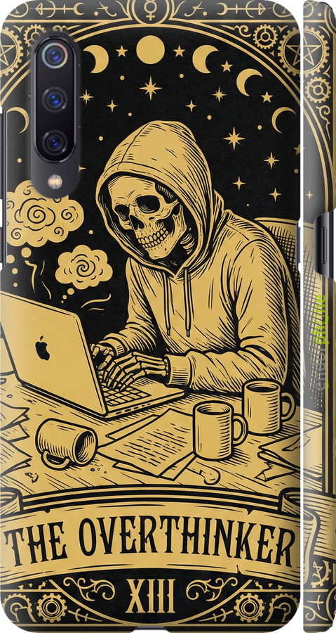 3D пластиковый матовый чехол The Overthinker для Xiaomi Mi9 - 6774m-1648 изображение 