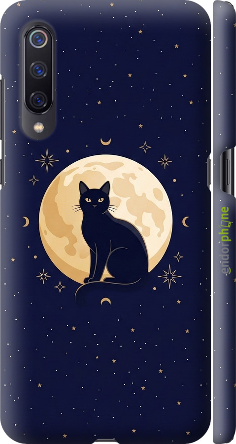 3D пластиковый матовый чехол Cute Cat Celestial/Witchy для Xiaomi Mi9 - 6787m-1648 изображение 