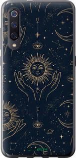 2D пластиковый чехол 'Celestial Harmony: Sun & Moon Gold Mystic Pattern' для Xiaomi Mi9 изображение 5