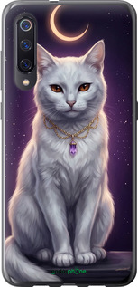 2D пластиковый чехол Mystic White Cat Gothic Dark Purple Gold для Xiaomi Mi9 - 6805t-1648 изображение 