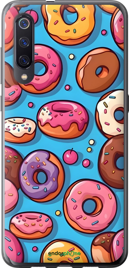 2D пластиковий чехол Пончики для Xiaomi Mi9 - 6318t-1648 изображение 