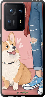 TPU чехол Корги 3 для Xiaomi Mix 4 - 6707b-2475 изображение 