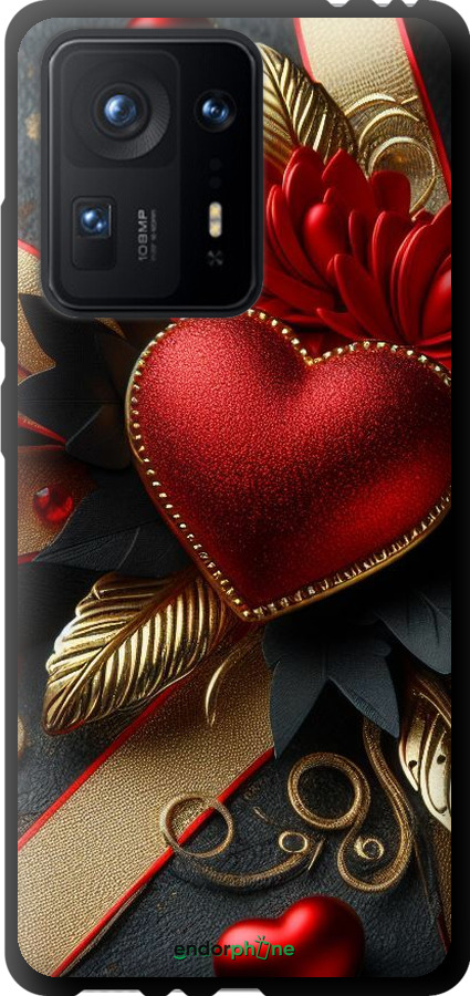 TPU чехол Сердечки v2 для Xiaomi Mix 4 - 5832b-2475 изображение 