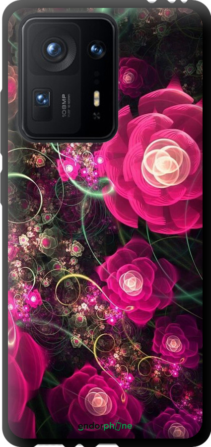 TPU чехол Абстрактные цветы 3 для Xiaomi Mix 4 - 850b-2475 изображение 