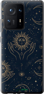 Силіконовий чехол Celestial Harmony: Sun & Moon Gold Mystic Pattern для Xiaomi Mix 4 - 6778u-2475 изображение 