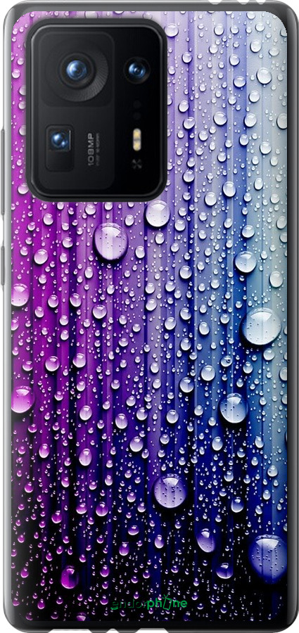 

Силіконовий чохол "Краплини води" для Xiaomi Mix 4, Синій
