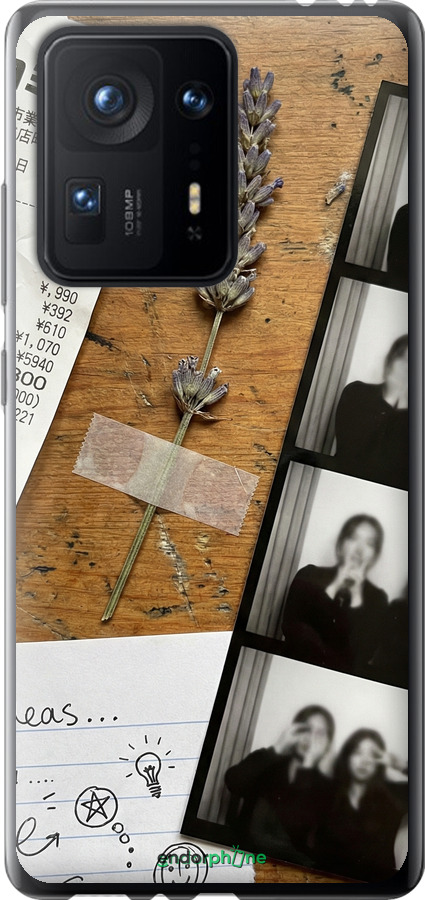 Силиконовый чехол Aesthetic Scrapbook Collage для Xiaomi Mix 4 - 6773u-2475 изображение 
