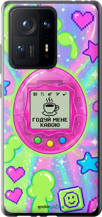 Силіконовий чехол Y2K Aesthetic Retro Pet: Годуй мене кавою для Xiaomi Mix 4 - 6784u-2475 изображение 
