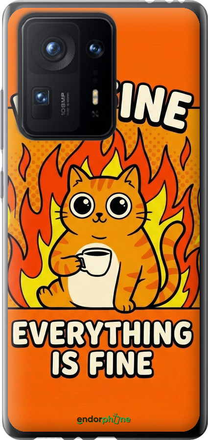 Силіконовий чехол Funny Cat для Xiaomi Mix 4 - 6786u-2475 изображение 