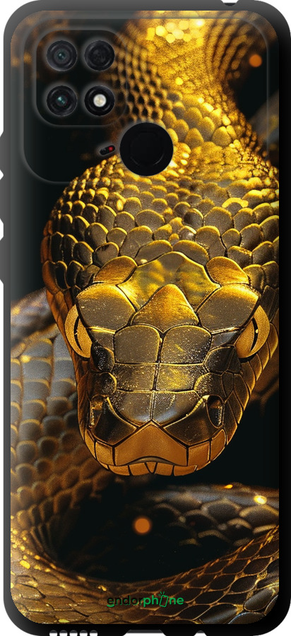 TPU чехол Golden snake для Xiaomi Poco C40 - 6072b-2701 изображение 