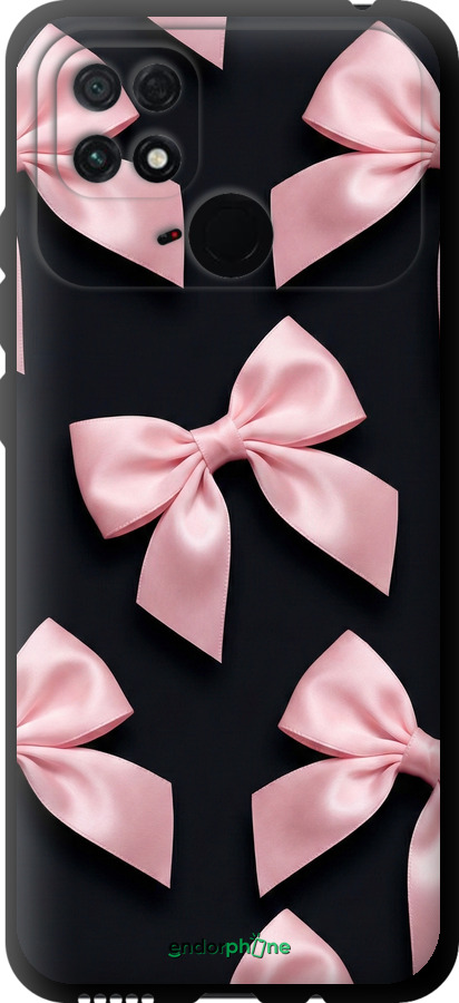 TPU чехол Coquette Ribbons Dark Coquette для Xiaomi Poco C40 - 6767b-2701 изображение 