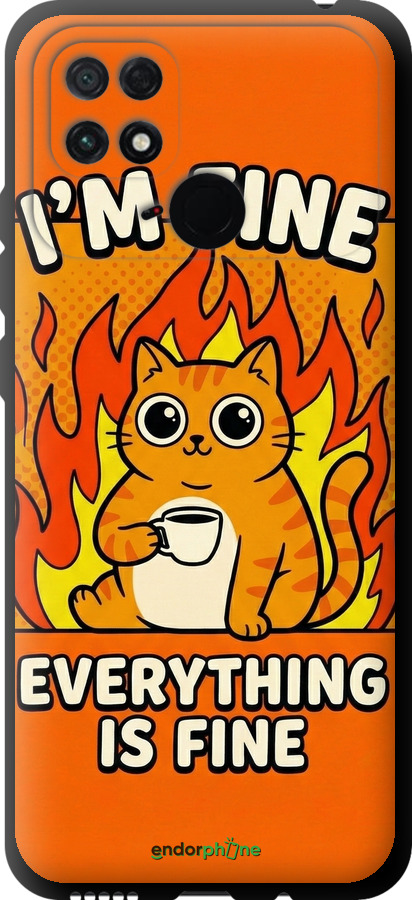 TPU чехол Funny Cat для Xiaomi Poco C40 - 6786b-2701 изображение 