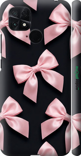 3D пластиковый матовый чехол 'Coquette Ribbons Dark Coquette' для Xiaomi Poco C40 изображение 1