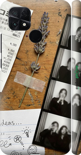 3D пластиковый матовый чехол 'Aesthetic Scrapbook Collage' для Xiaomi Poco C40 изображение 13