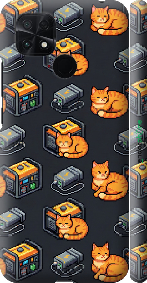 3D пластиковый матовый чехол Autonomous Zone для Xiaomi Poco C40 - 6771m-2701 изображение 