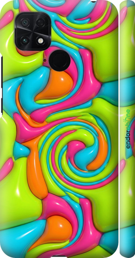 3D пластиковий матовий чехол Y2K Jelly Dream для Xiaomi Poco C40 - 6780m-2701 изображение 