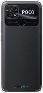 Силикон с усиленными углами чехол 'Прозрачный' для Xiaomi Poco C40 изображение 24