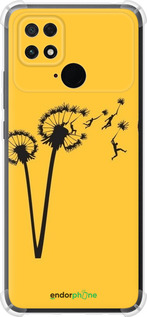 Силикон с усиленными углами чехол Минимализм одуванчики для Xiaomi Poco C40 - 6449sp-2701 изображение 