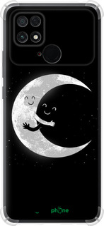 Силикон с усиленными углами чехол Лунные объятия для Xiaomi Poco C40 - 6508sp-2701 изображение 