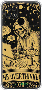 Силикон с усиленными углами чехол The Overthinker для Xiaomi Poco C40 - 6774sp-2701 изображение 