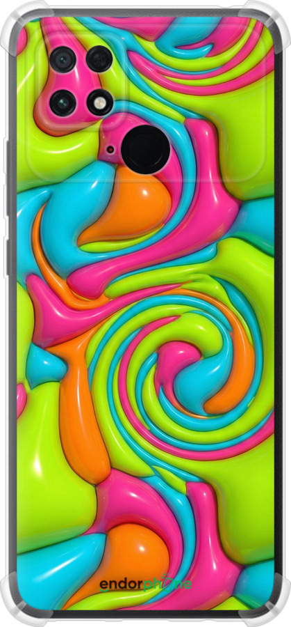 Силикон с усиленными углами чехол Y2K Jelly Dream для Xiaomi Poco C40 - 6780sp-2701 изображение 