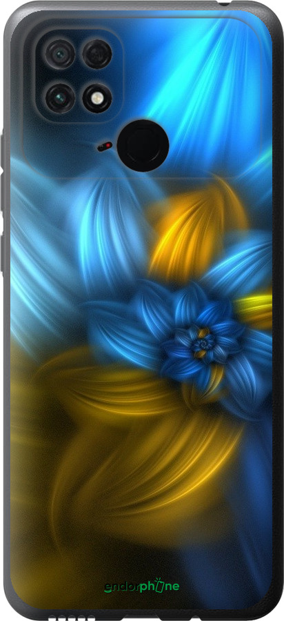 

Силіконовий чохол "Візерунок 46" для Xiaomi Poco C40, Синій