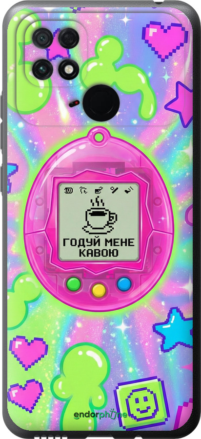 Силиконовый чехол Y2K Aesthetic Retro Pet: Годуй мене кавою для Xiaomi Poco C40 - 6784u-2701 изображение 