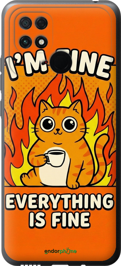 Силіконовий чехол Funny Cat для Xiaomi Poco C40 - 6786u-2701 изображение 