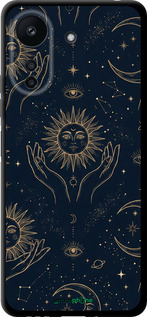 TPU чехол Celestial Harmony: Sun & Moon Gold Mystic Pattern для Xiaomi Poco C65 - 6778b-3447 изображение 