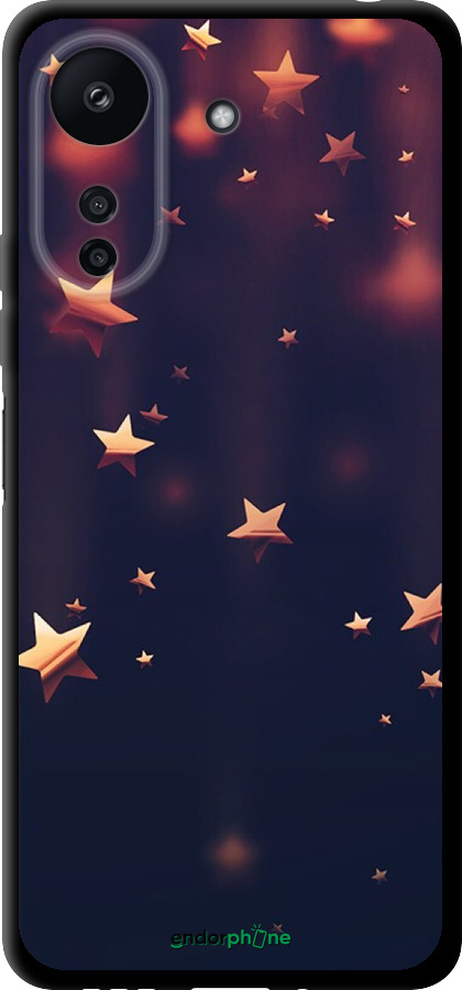 TPU чехол Падающие звезды для Xiaomi Poco C65 - 3974b-3447 изображение 