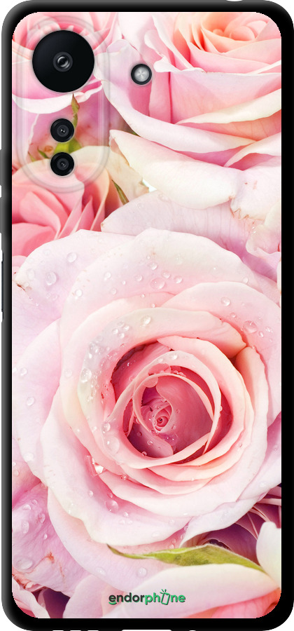 TPU чехол Розы для Xiaomi Poco C65 - 525b-3447 изображение 