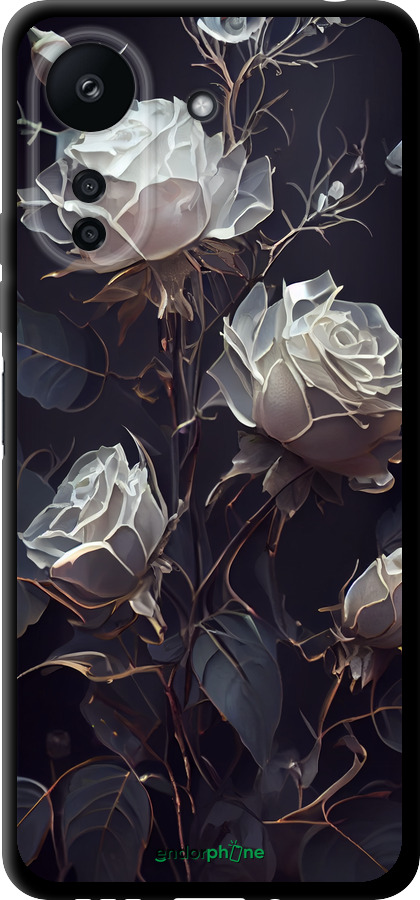 TPU чехол Розы 2 для Xiaomi Poco C65 - 5550b-3447 изображение 