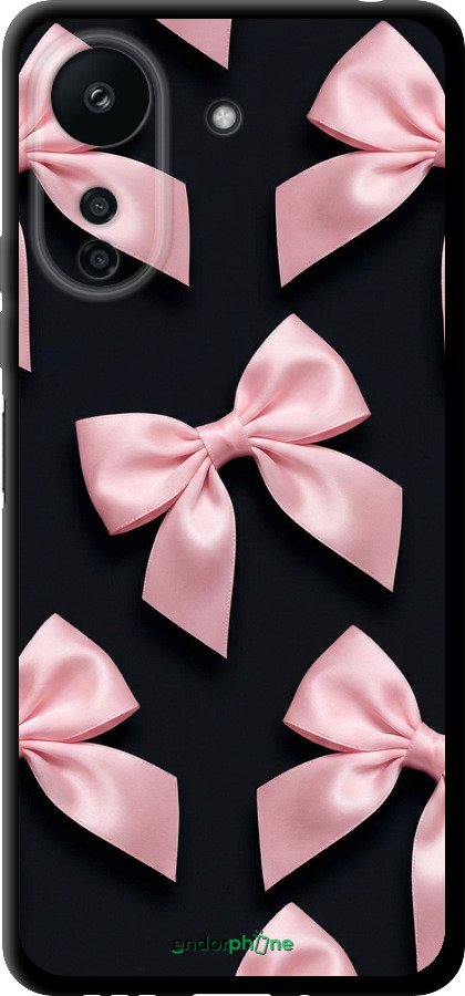 TPU чехол Coquette Ribbons Dark Coquette для Xiaomi Redmi 13C - 6767b-3410 изображение 