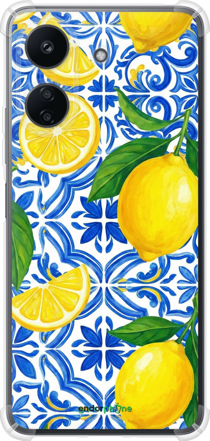 Силіконовий протиударний с посиленими кутами чехол Grocery Girl Italian Summer для Xiaomi Poco C65 - 6766sp-3447 изображение 