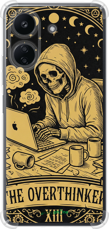 Силикон с усиленными углами чехол The Overthinker для Xiaomi Poco C65 - 6774sp-3447 изображение 