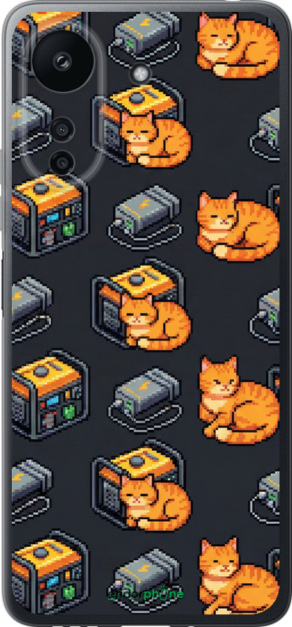 Силиконовый чехол Autonomous Zone для Xiaomi Redmi 13C - 6771u-3410 изображение 